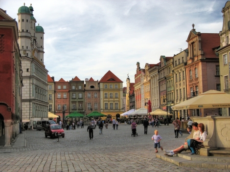 Poznan city square