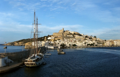 Ibiza seen form the harbour